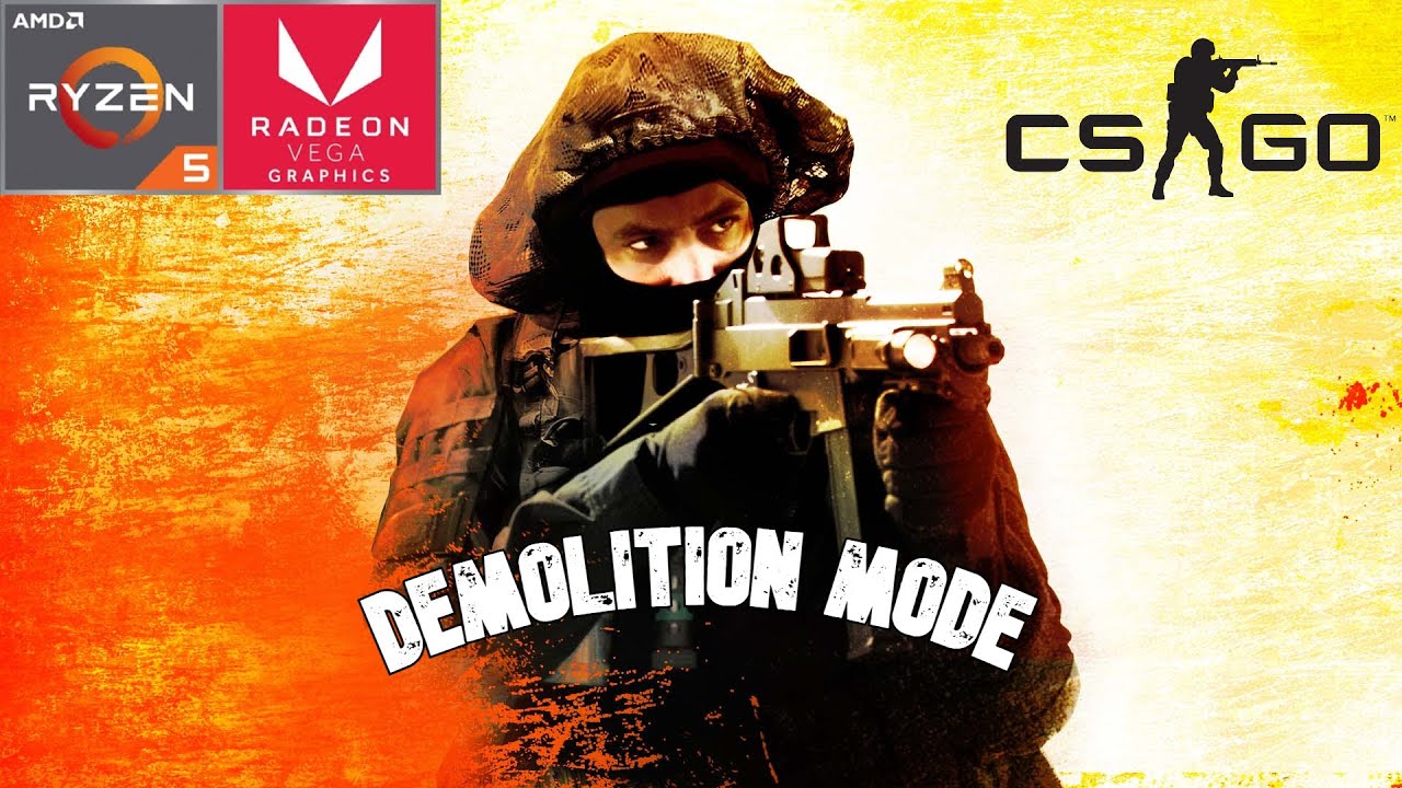 CSGO Demolition Mode Gameplay with ryzen 5 3400g - YouTube