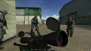 Project Reality online gameplay! 3 Sniper kills with SV98! funny helicopter mishap China vs MEC Coop