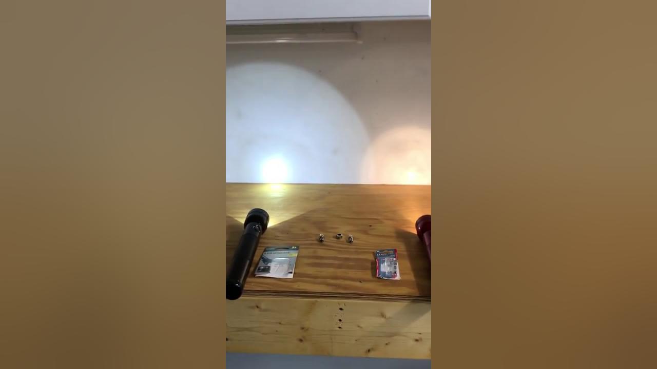 Flash light bulb, LED, versus, Xenon Bulb, Maglite, Mag lite YouTube