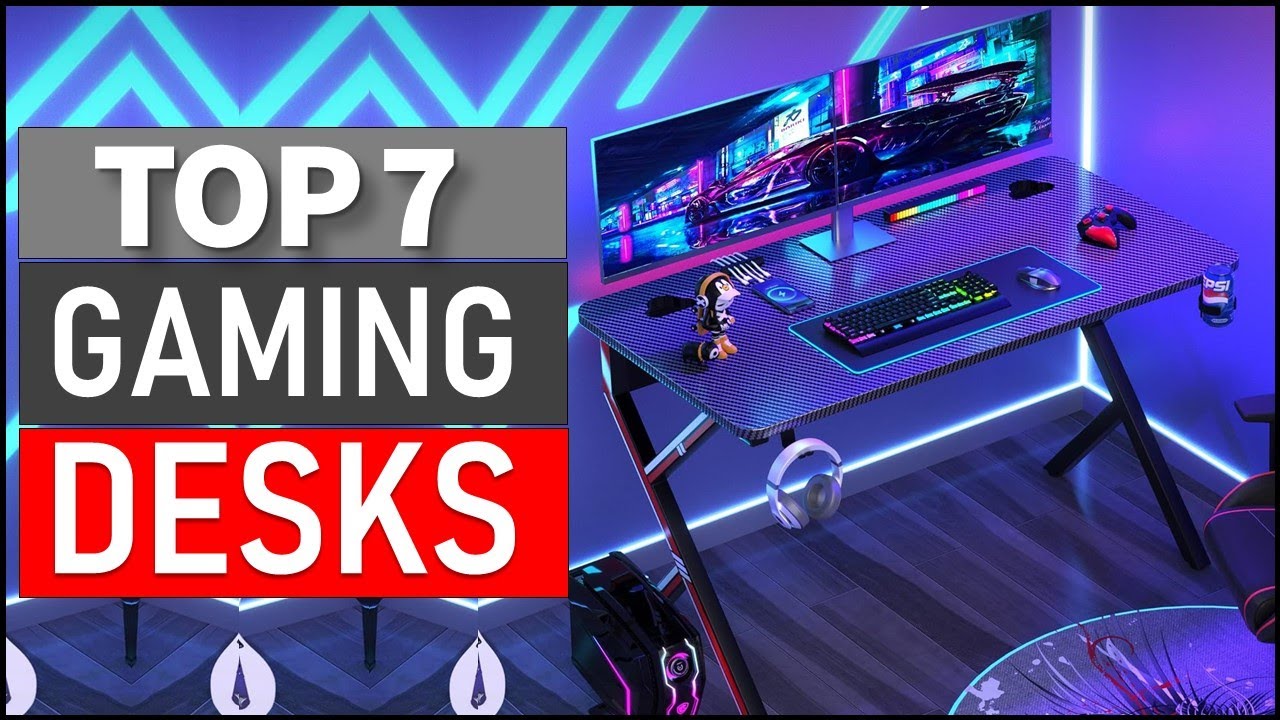 ✅TOP 7 Best Gaming Desks for 2024 (Top 5 Picks)