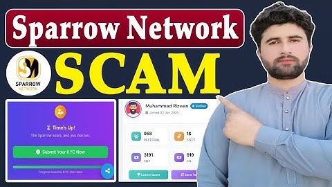 Sparrow Network Scam Mining App | Sparrow Network Don