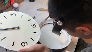 日本SEIKO 精工石英時鐘這樣換機芯 