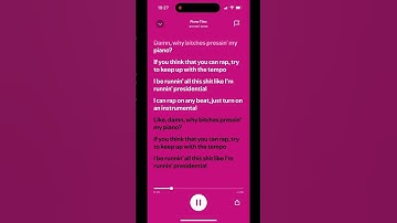 Thumbnail of #pianotiles lyrics #song #spotify #fyp