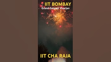 IIT CHA RAJA Ganpati Visarjan #iitbombay #trending #iit #ganpati #ganpatibappamorya #trending #jee