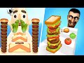 Sandwich Runner 🆚 Sandwich Run 🌻🧿🌺New Levels Walkthrough Gameplay WD 20228