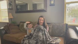 Review of Bedsure Faux Fur Throw Blanket for Couch - Black Fuzzy Plush Fluffy