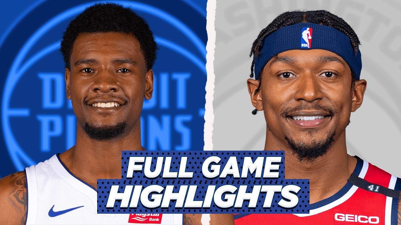 PISTONS vs WASHINGTON WIZARDS FULL GAME HIGHLIGHTS 2021 NBA SEASON