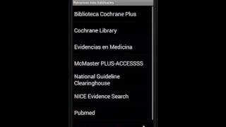 Recursos MBE. Aplicación móvil para el desarrollo de la MBE screenshot 5