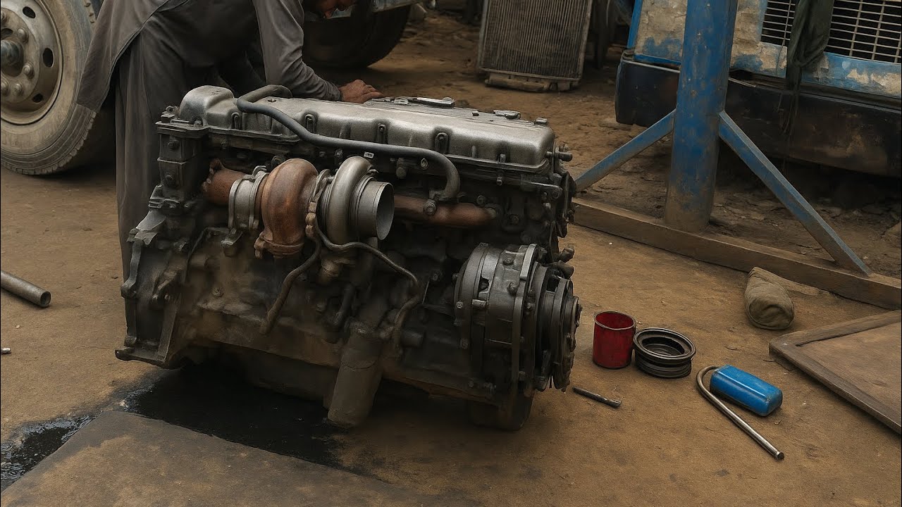Unbelievable Pakistani Mechanic Engine Repair | Heavy Sized Engine Repairs & Maintenance 