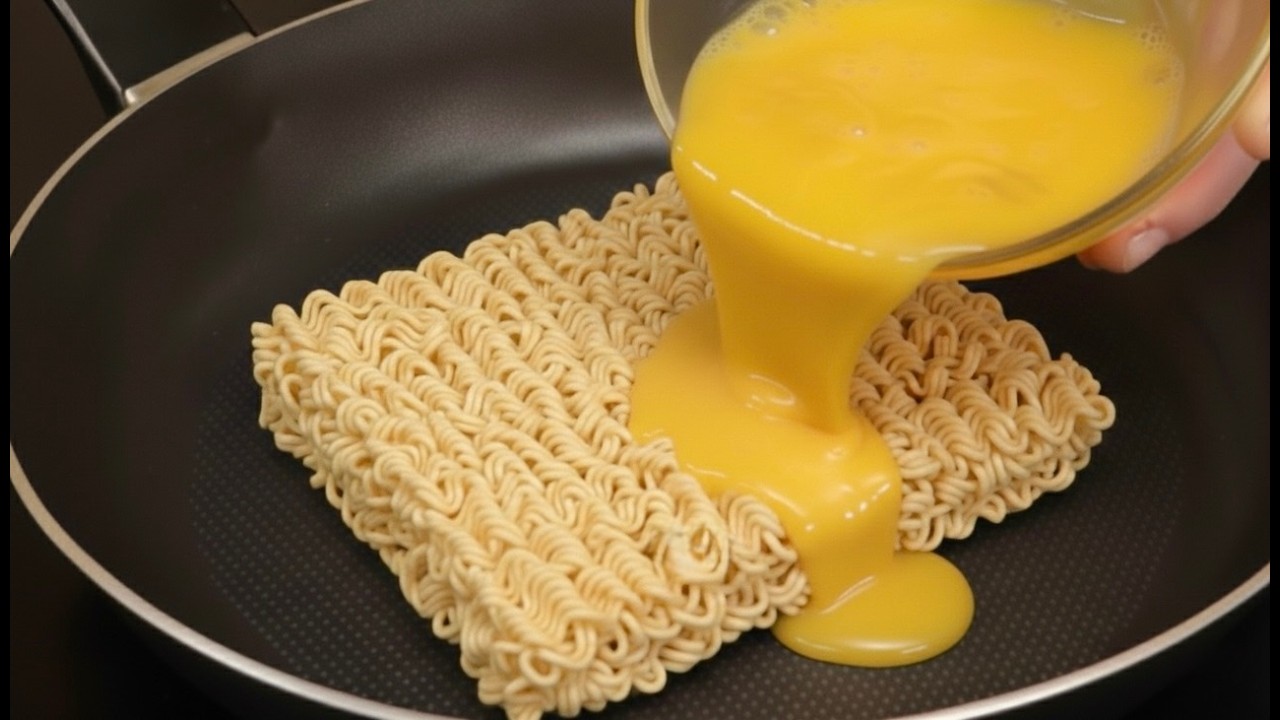 No one has ever made this before! Pasta with eggs is better than meat.