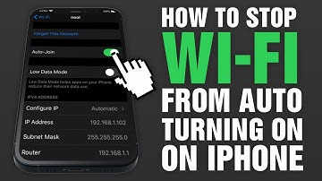 How To Stop WiFi From Automatically Turning On On Your iPhone
