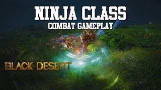 Black Desert Online: Ninja Class Combat Gameplay - Stealth Skill!
