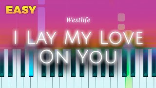Download lagu Westlife - I Lay My Love On You - EASY Piano TUTORIAL by Piano Fun Play