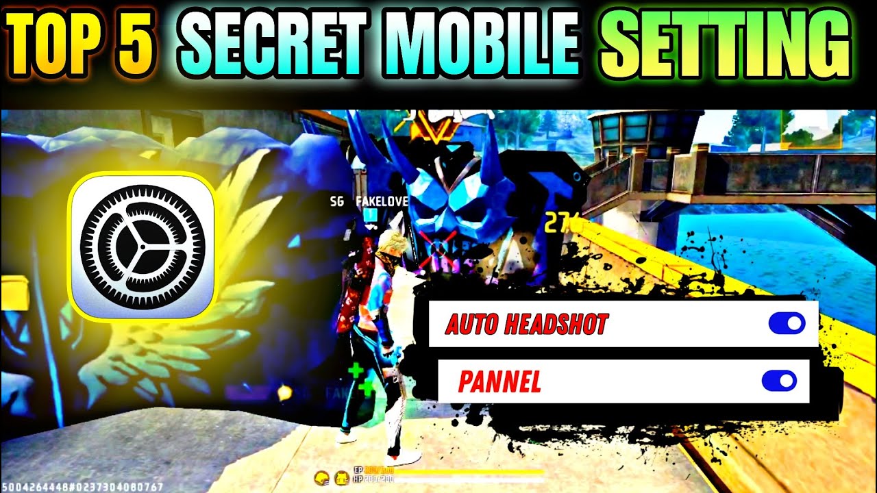 Top 5 Best Secret Mobile Setting(BOOST YOUR GAMEPLAY)|Top 5 Best Headshot Setting| - YouTube