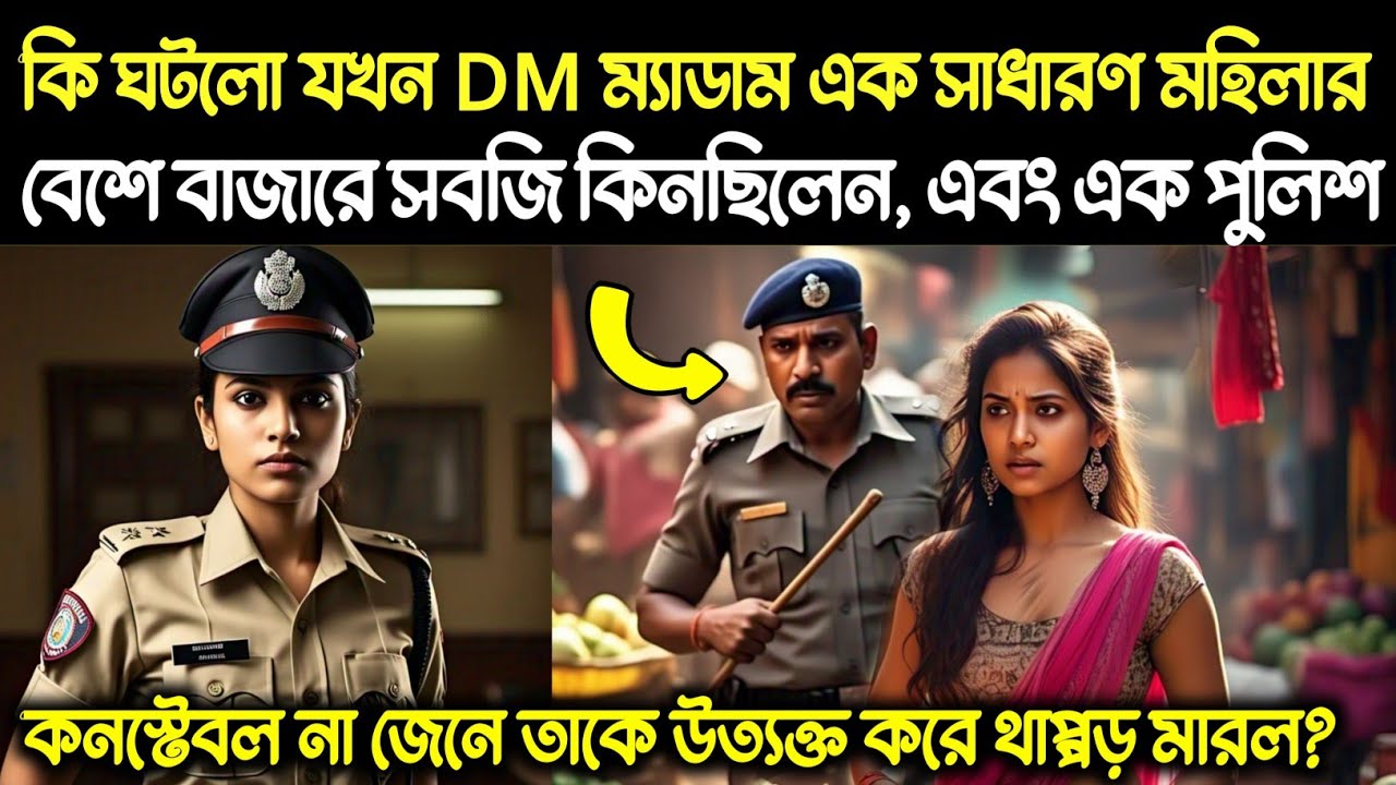 DM ম্যাডাম সাধারণ পোশাকে সবজি কিনছিলেন, এক কনস্টেবল না চিনে তাকে উত্যক্ত করলো। তারপর ম্যাডাম কি করল?