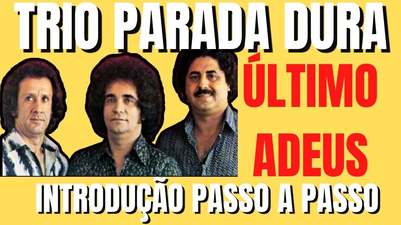 TRIO PARADA DURA - ÚLTIMO ADEUS - INTRODUÇÃO COMPLETA PASSO A PASSO NO TECLADO!