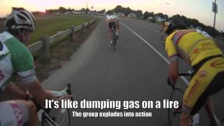 20100831 Rentschler Field A Race - First As A Cat 2 - SprinterDellaCasa Helmet Cam