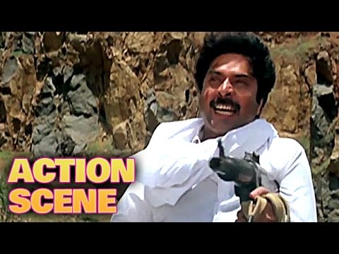 Mammootty Climax Fight | Action Scene | Dhartiputra | Mammootty, Rishi  Kapoor | HD - YouTube