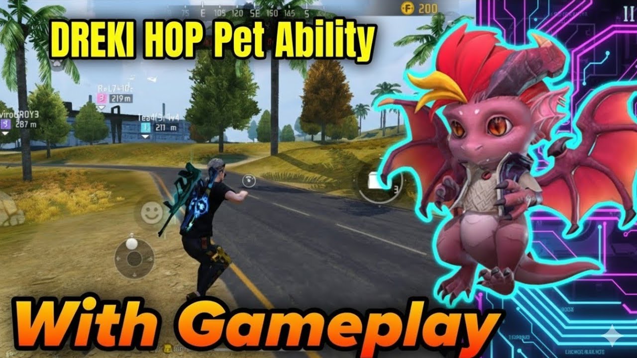 FF DREKI PET ABILITY TEST | DREKI VS MOCO VS SHIROU | WHO WILL WIN? - GARENA FREE FIRE