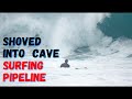 Ep 2 worst wipeouts  shoved into cave at pipeline hawaii