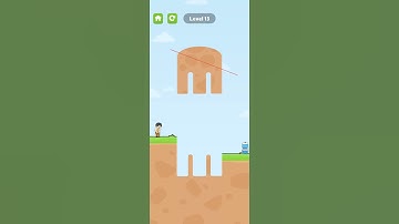 😂😂slice to save man level 13😅😂#slicetosave #game #walkthrough  #slicetosavegame #funny #shorts