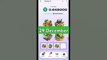Vertus Combo Cards Today 29 December / Vertus Daily Combo / Vertus Combo #vertus #bot #airdrop