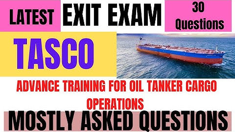 TASCO Exit exam questions and answers/Tasco Exit Exam Questions/Tasco Exit Exam