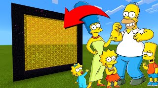How To Make A Portal To The Simpsons Dimension in Minecraft! screenshot 2