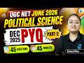UGC NET Political Science PYQ Marathon 2026 | Dec 2025 Previous Year Questions | UGC NET June 2026