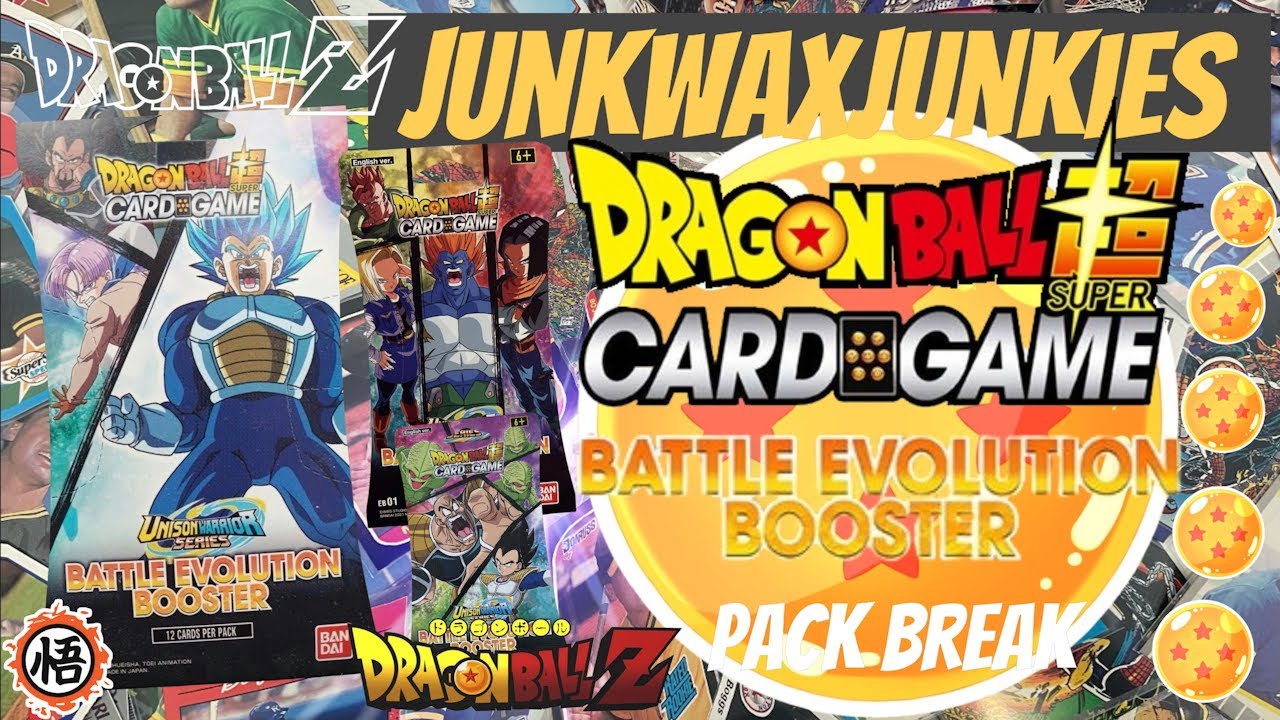 Поиск секретной редкой карты в бустере Dragon Ball Super Battle Evolution (распаковка набора)