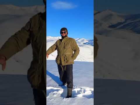 ویدیوی برف سفید امسال ۱۴۰۳ ه خ و شیرین سخنی اکه مقیم مرادی در معدن طلای زرنود آب