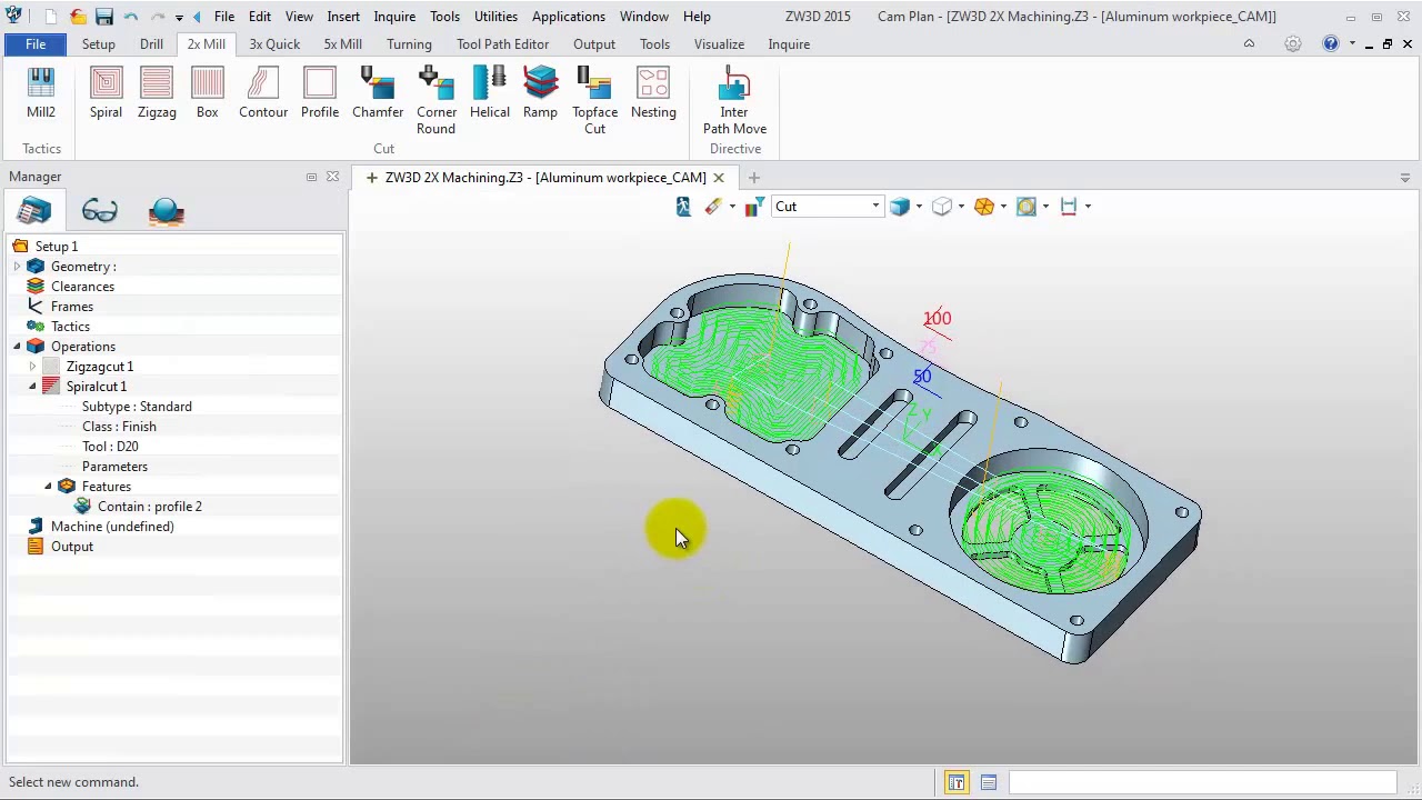 Beginners' CAM Tutorials 2X Milling Case Study - YouTube