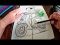 Chameleon Riding a Vespa