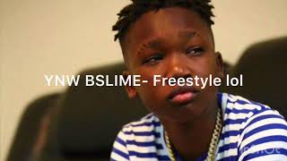 YNW BSLIME “Freestyle lol” (Lyric Video)