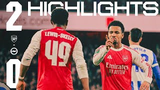 HIGHLIGHTS | Arsenal vs Brighton (2-0) | Nwaneri & Saka | Carabao Cup