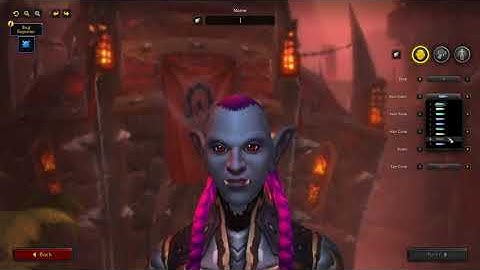 World of Warcraft Shadowlands Character Creation Troll Female
