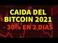 La caida mas grande del Bitcoin | -$30,000