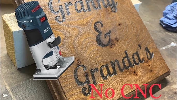 Woodworking: Make Custom Router Letter Stencils // How -To 