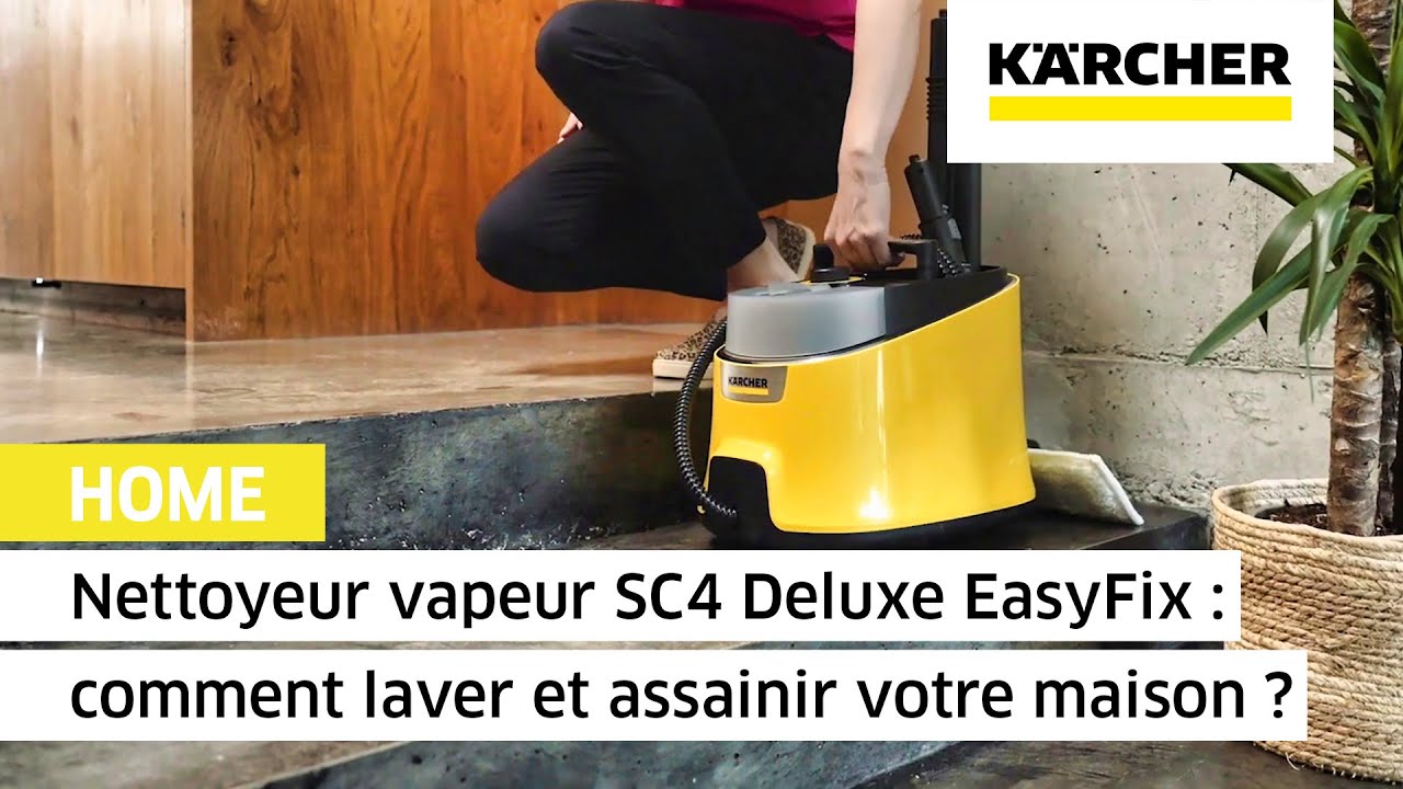 Nettoyeur vapeur SC 4 Deluxe : comment laver et assainir sa maison ?