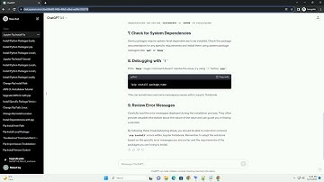 jupyter notebook pip install error