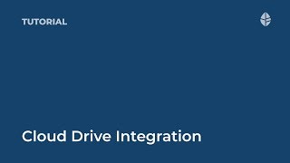 Training | Cloud Drive Integration