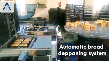 Automatic Bread Depanning System. Bakery Automation for bread and Rusk factory. How its made -Bread