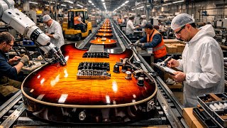 Inside the Electric Guitar and Bass Factory – How Stringed Instruments Are Made Full Process