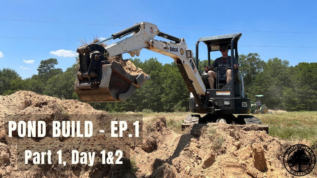 BUILDING A POND | EP. 1 - Homestead Journey