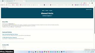HTML Project: Build Your First Webpage | Complete Beginner Portfolio with Dark Mode 🌙