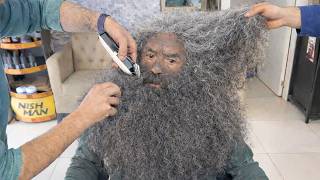 THIS ISN’T A STORY IT’S REAL! 20 Years With This Hair & Beard / Insane Transformation