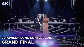 Eurovision Song Contest 2016 - Grand Final - Full Show - 4K50 Best Quality