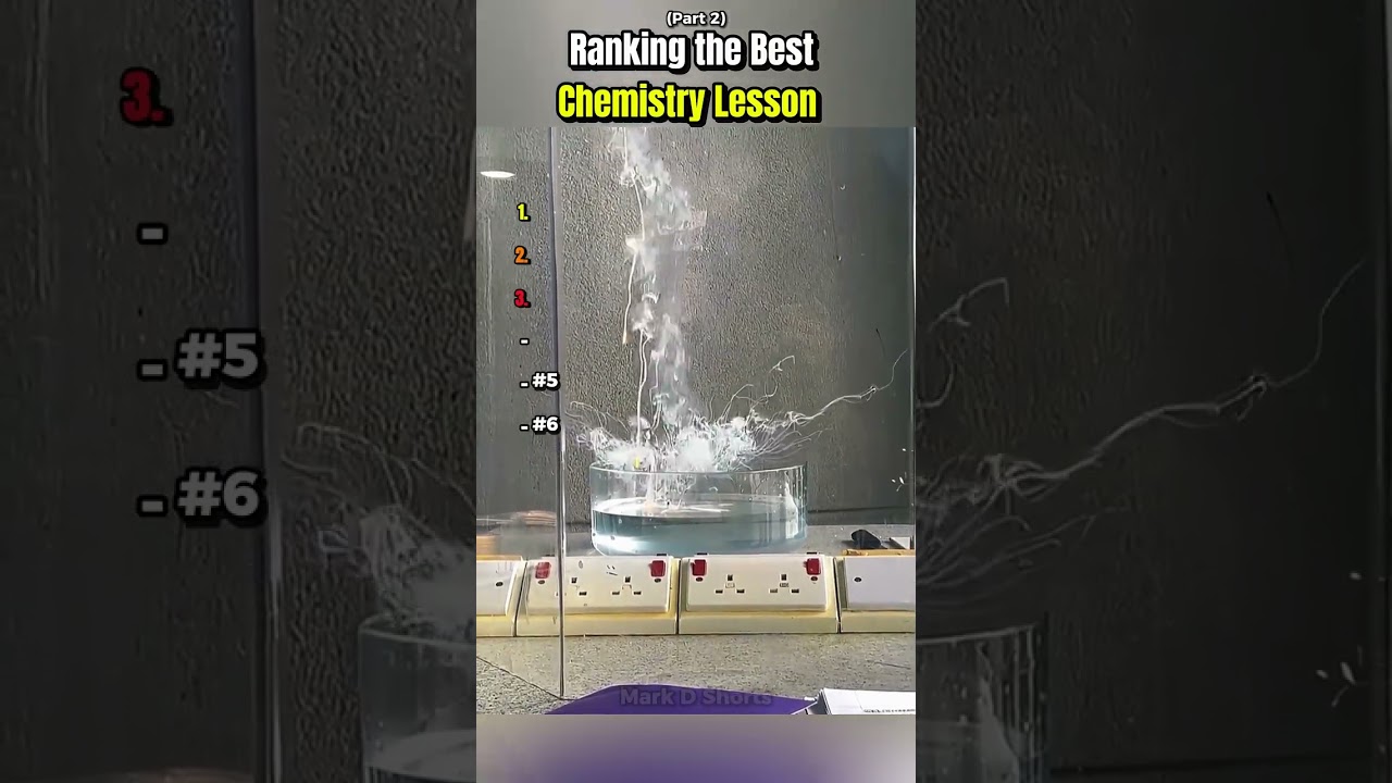 Ranking the Best Chemistry Lesson (part 2)