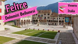 Feltre 🏰 Scopri il Centro Storico, Piazza Maggiore e la Torre del Castello di Alboino 🇮🇹