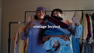 he came all the way from japan to buy some vintage clothes